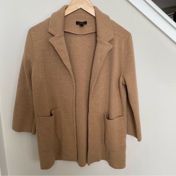 J. Crew Jackets & Coats J Crew Sophie Sweater Blazer 0 Merino Wool